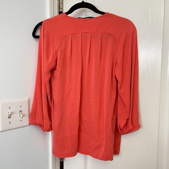 Diane Von Furstenberg Coral Tunic, sz 4 - Picture 7 of 12